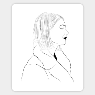 Margot Tenenbaum - Wes Anderson Sticker